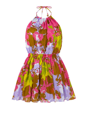 Cotazur Abito Donna con Fantasia Floreale