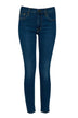 Cycle Jeans slim a vita alta con salpa laminata e linea contemporanea