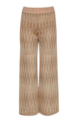 D Exterior Pantalone Donna chevron lurex fronte