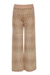D Exterior Pantalone Donna chevron lurex fronte