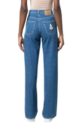 Ermanno Firenze Jeans Donna a gamba ampia