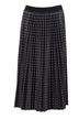 Ermanno Scervino Faux Leather Skirt with Logo Waistband