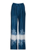 Ermanno Firenze Women's Trousers with Lace Print