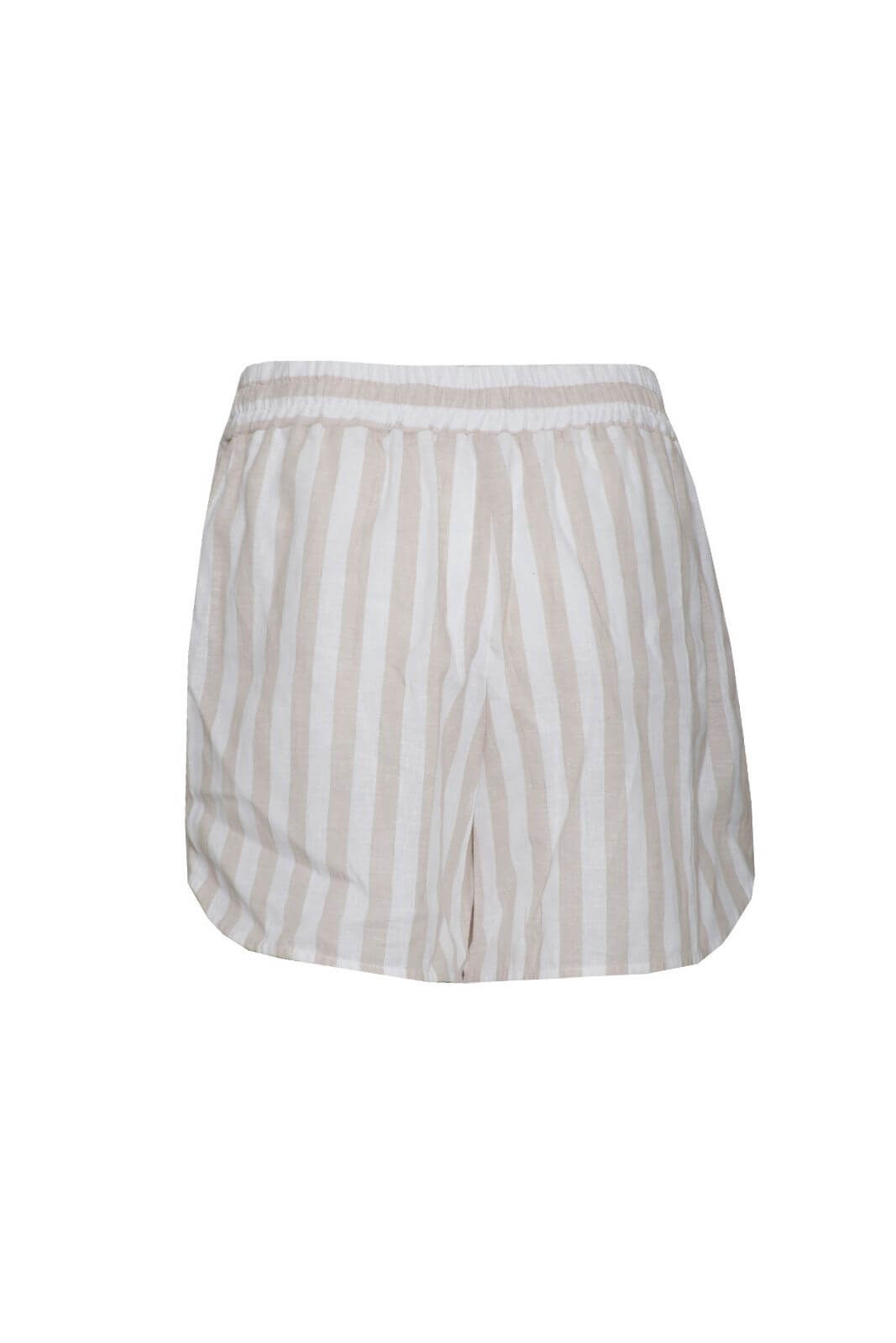 Imperial Bermuda Shorts for Women in Striped Pattern
