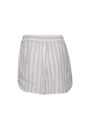 Imperial Bermuda Shorts for Women in Striped Pattern
