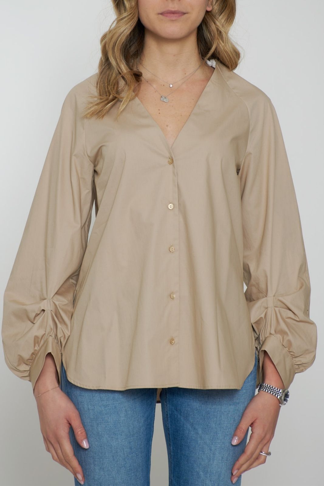 Camisa de popelina para mujer Dondup