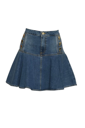 Vicolo Women's Denim Skirt