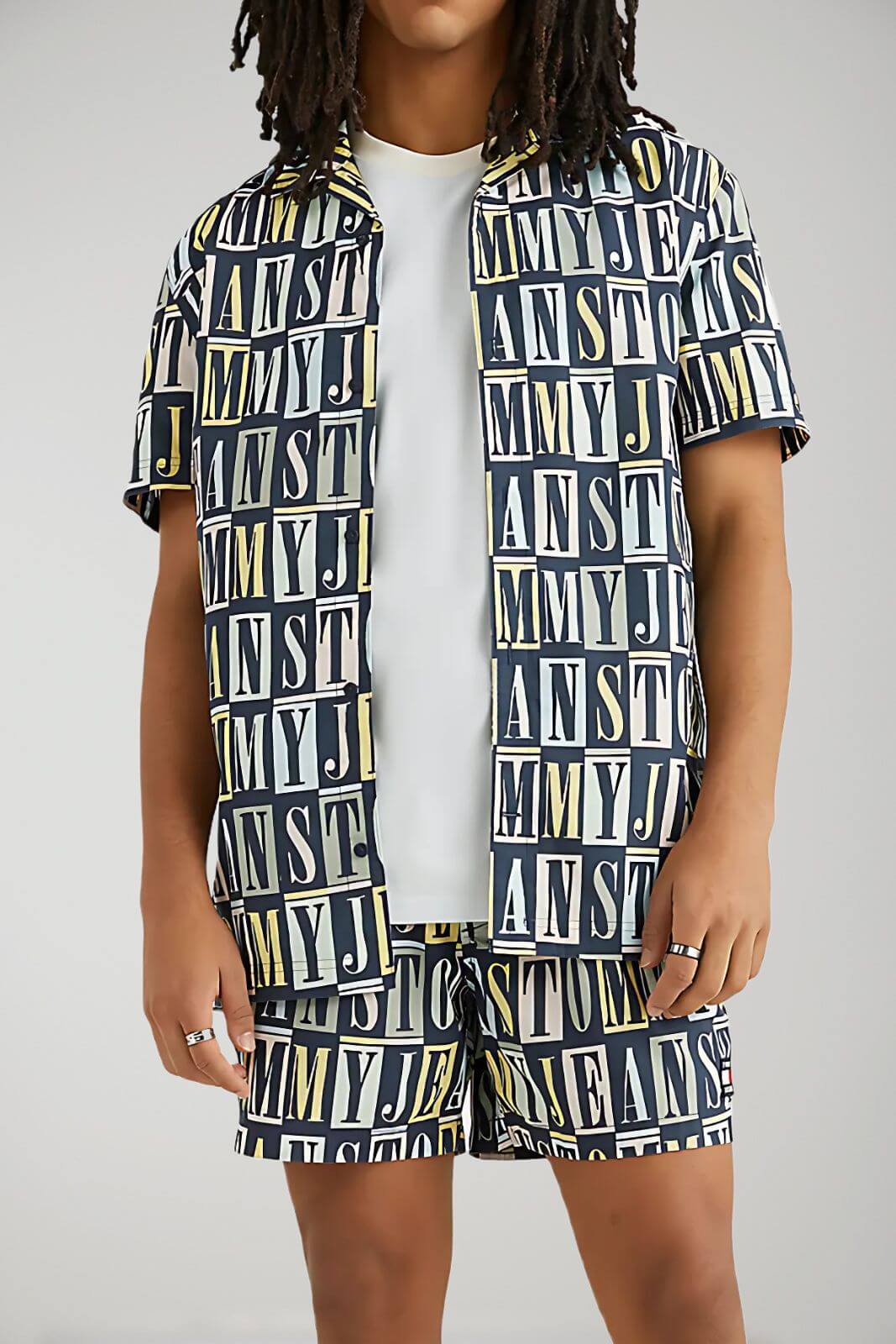 Tommy Hilfiger Camicia Uomo Graphic Aop