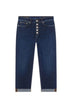Dondup Koons loose women's jeans in stretch denim