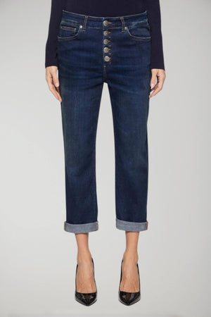 Dondup Koons loose women's jeans in stretch denim