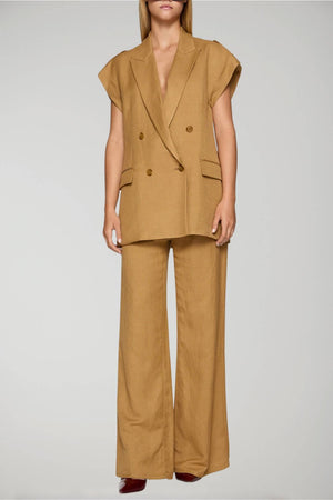 Pantalón de mujer Dondup AMBER de pierna ancha