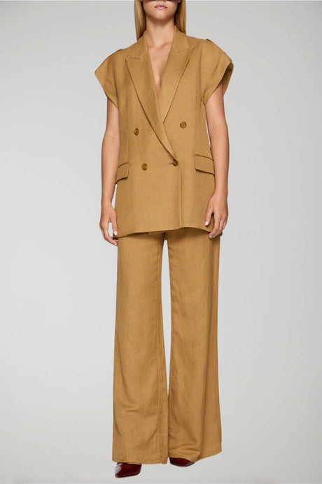 Pantalón de mujer Dondup AMBER de pierna ancha
