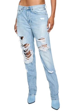 Vaqueros de mujer Dondup NIKKY tapered fit