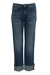 Vicolo Jeans Donna con risvolti sul fondo