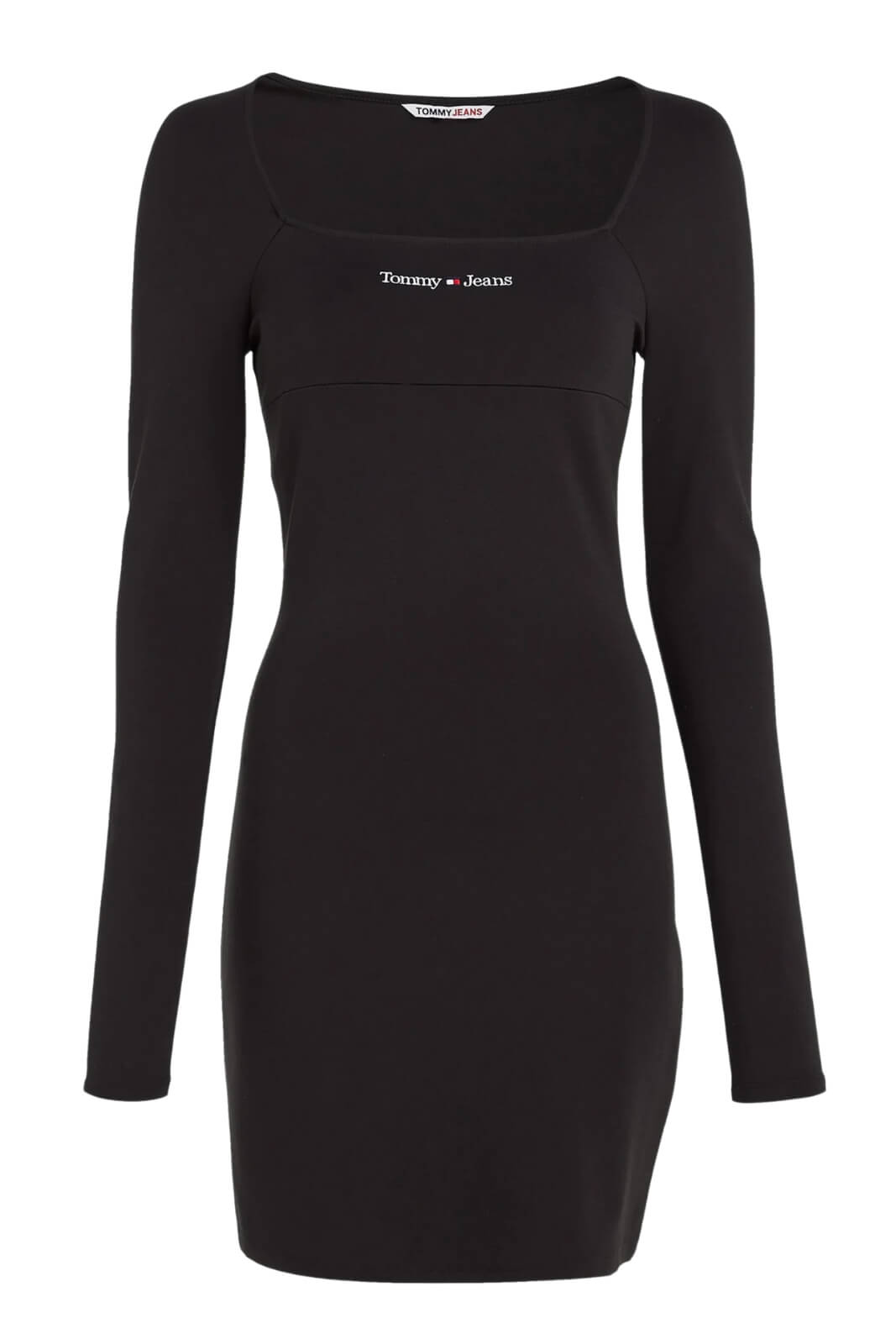 Tommy Jeans Women's Dress TJW SERIF LINEAR LS BODYCON