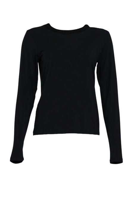 Maglia donna in jersey con lurex fronte