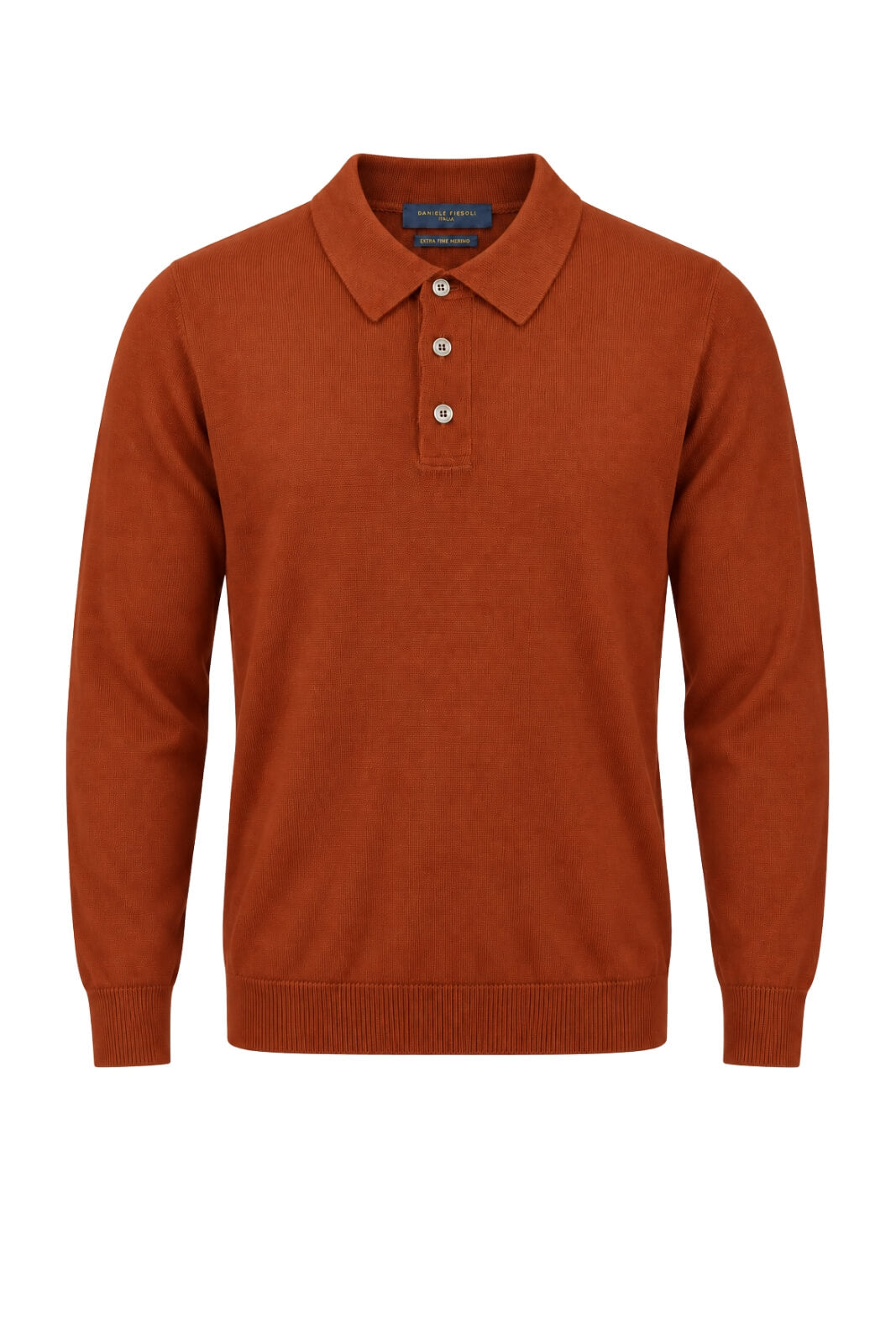Daniele Fiesoli Polo Uomo in lana merino extrafine
