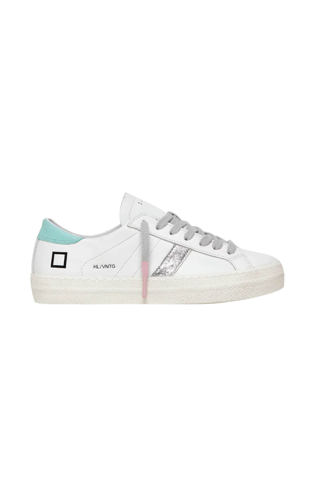 Date Sneakers Donna Hill Low Vintage Calf White Mint