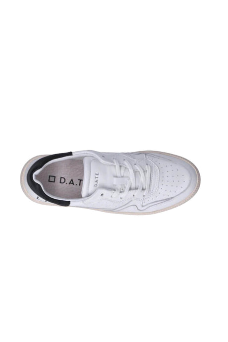 Date Sneakers Donna Step Calf White Black