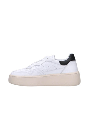 Date Sneakers Donna Step Calf White Black