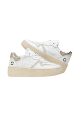 Date Sneakers Donna Step Calf White Platinum