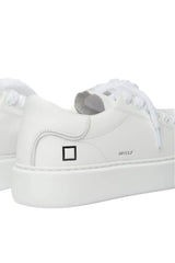 Sneakers da donna Date in pelle con lacci in spugna