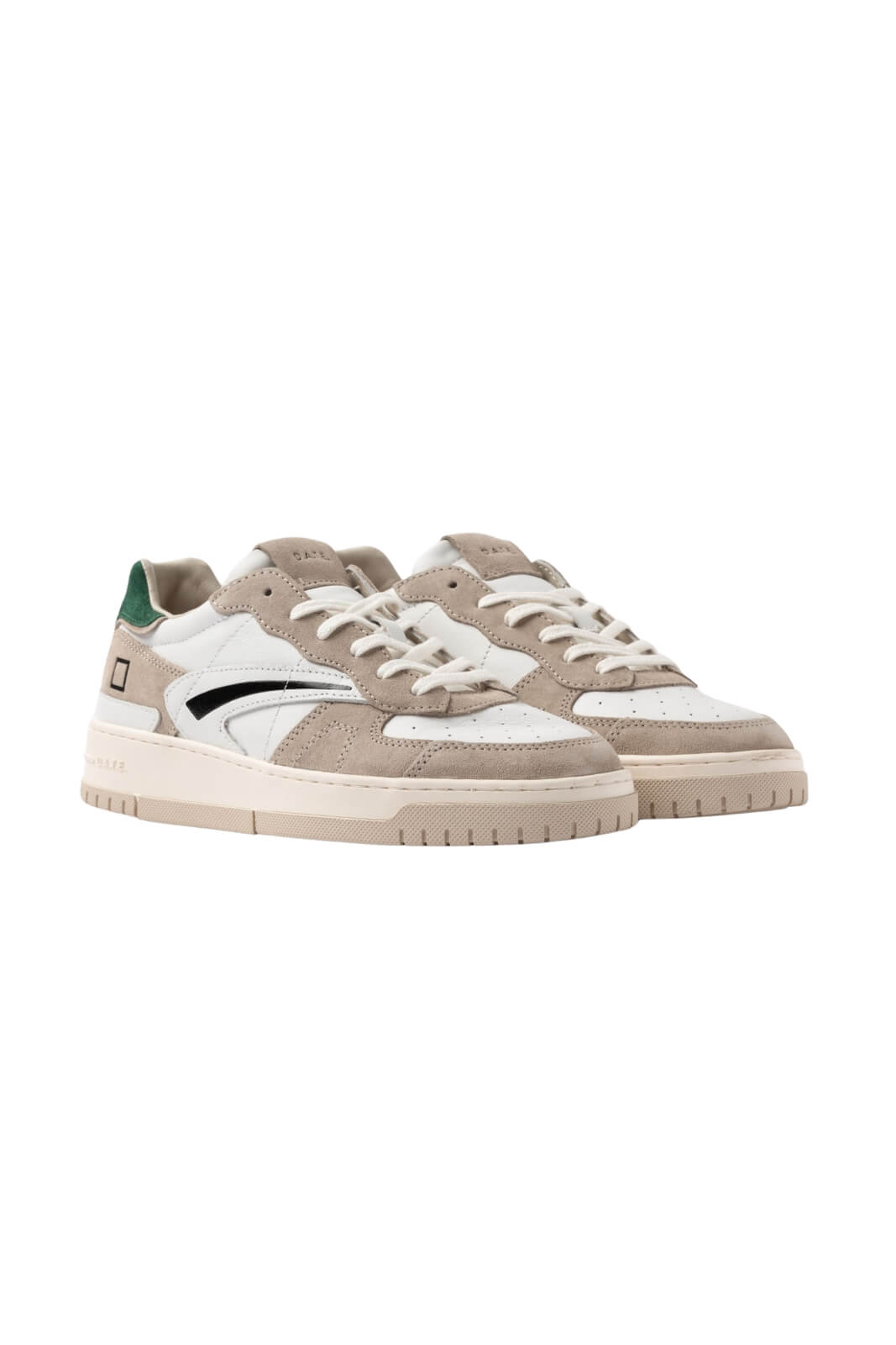Sneakers da uomo Date con lacci e inserti scamosciati