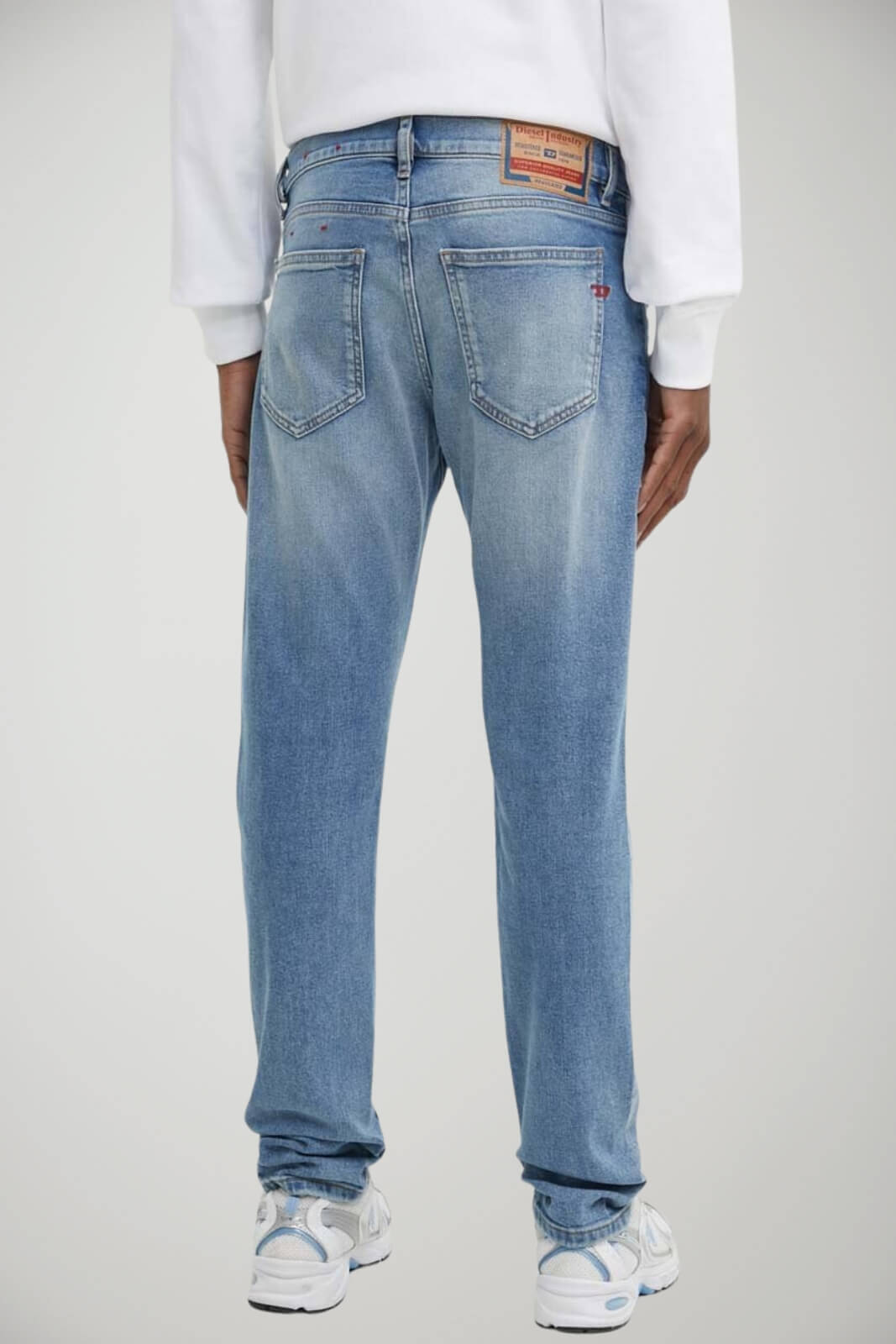 Jeans da uomo Diesel D-Strukt slim fit a cinque tasche retro