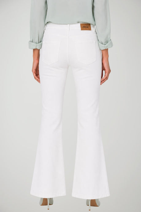 Dixie Pantaloni Donna Cinque Tasche A Zampa