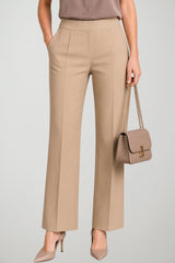 Dixie Pantaloni Donna Gamba Ampia a Vita Alta