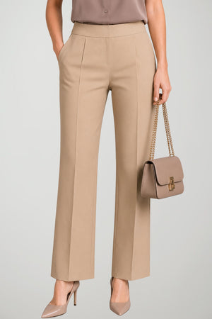 Dixie Pantaloni Donna Gamba Ampia a Vita Alta