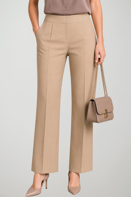Dixie Pantaloni Donna Gamba Ampia a Vita Alta