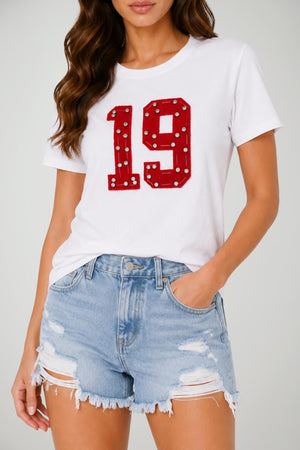 Dixie T-shirt Donna con Stampa in Rilievo