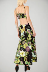 Dixie abito donna cut out floreale retro