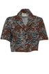 Dixie Giacca Floreale Cropped fronte