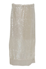 Dixie Gonna lunga paillettes tulle panna fronte