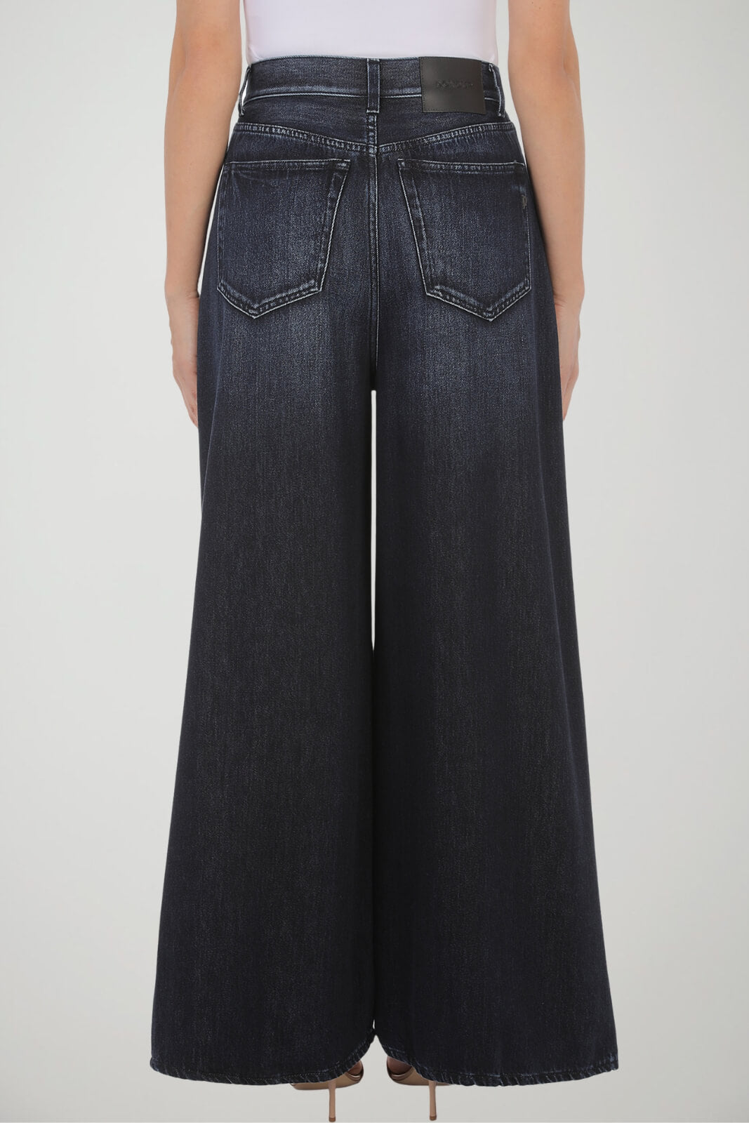Dondup Jeans Donna Maggie Cropped Wide Leg
