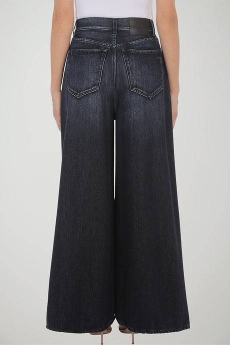 Dondup Jeans Donna Maggie Cropped Wide Leg