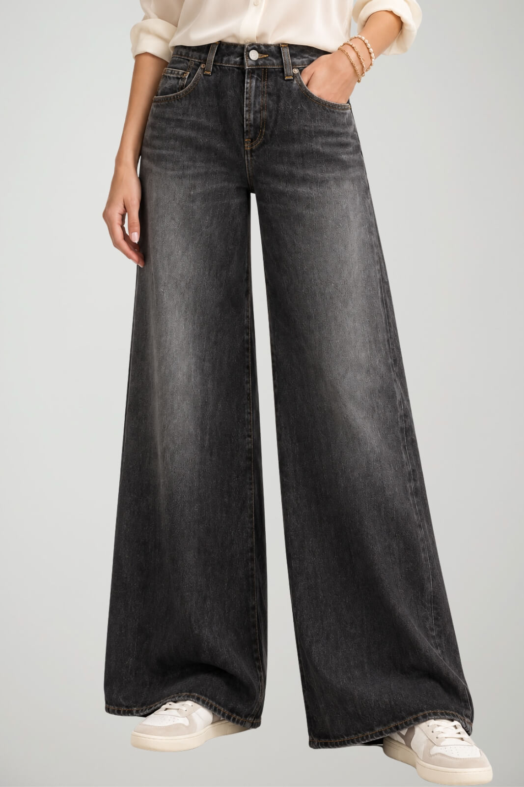 Dondup Jeans Donna Marlen Wide Leg