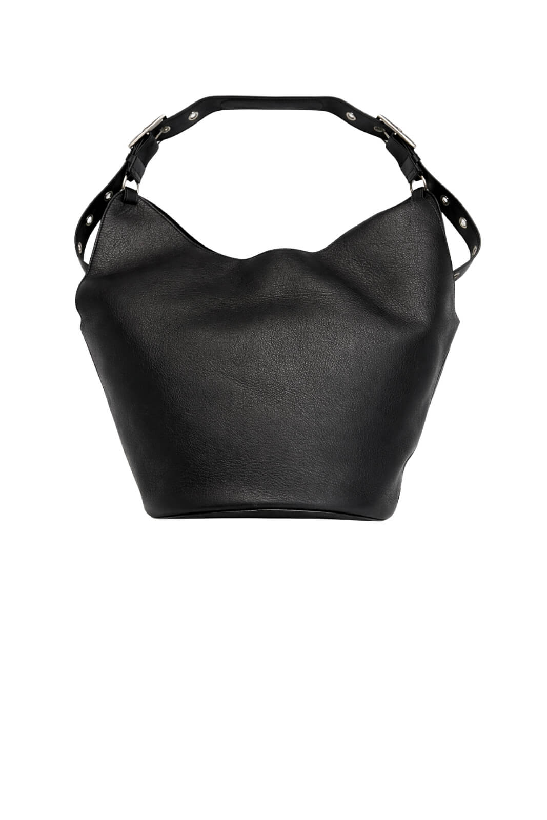 Borsa da donna modello Hobo in pelle martellata