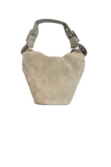 Borsa da donna Dondup modello Hobo in pelle scamosciata
