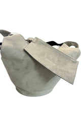 Borsa da donna Dondup modello Hobo in pelle scamosciata