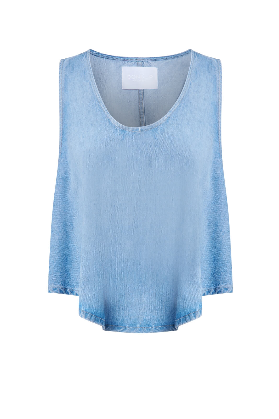 Canotta da donna Dondup smanicata in denim