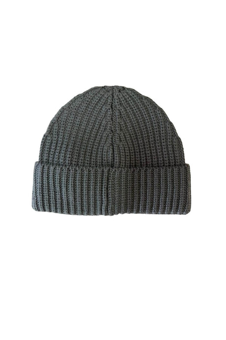 Dondup Cappello Uomo a coste con patch / Grigio