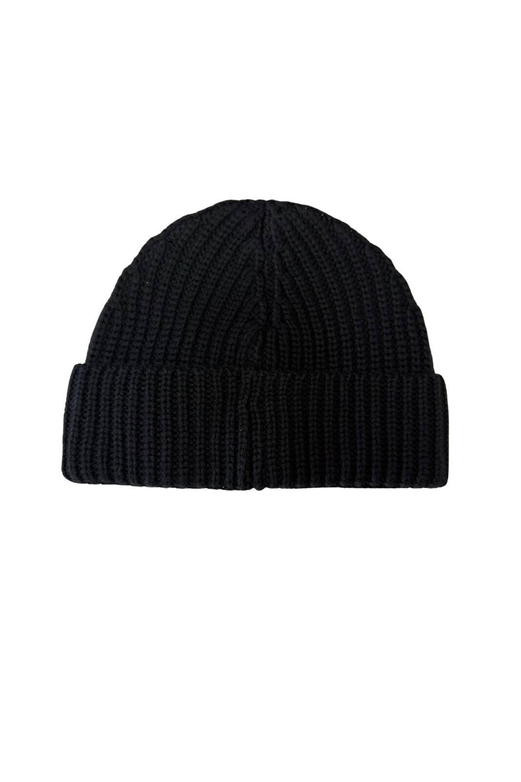 Dondup Cappello Uomo a coste con patch / Nero