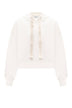 Felpa da donna over Dondup con cappuccio e coulisse fronte