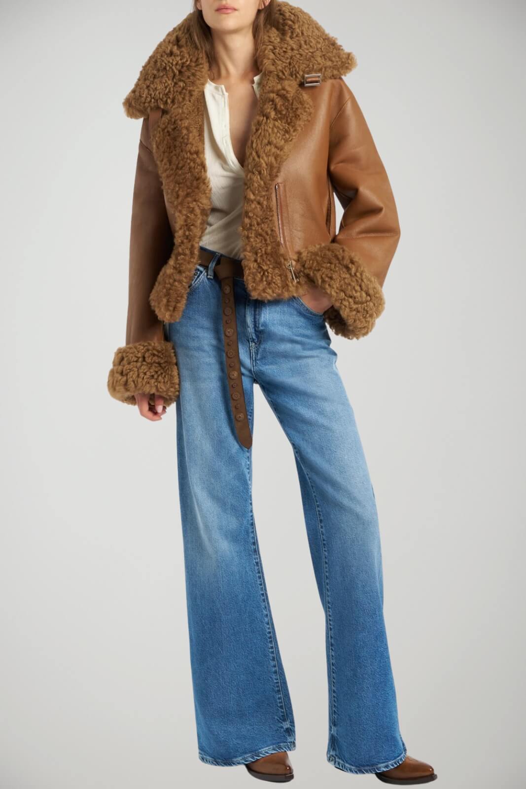 Dondup Jeans Donna Amber wide leg in denim | Ordinali su Dondup Jeans Donna Amber wide leg in denim | Ordinali su