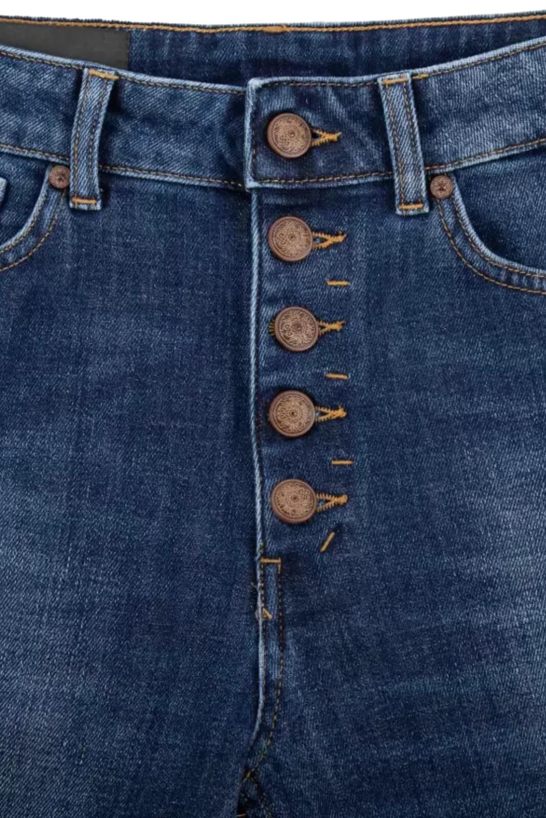 Jeans da donna Dondup Koons bottoni gioiello dettaglio