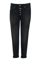 Jeans da donna Dondup cinque tasche Koons loose fit fronte