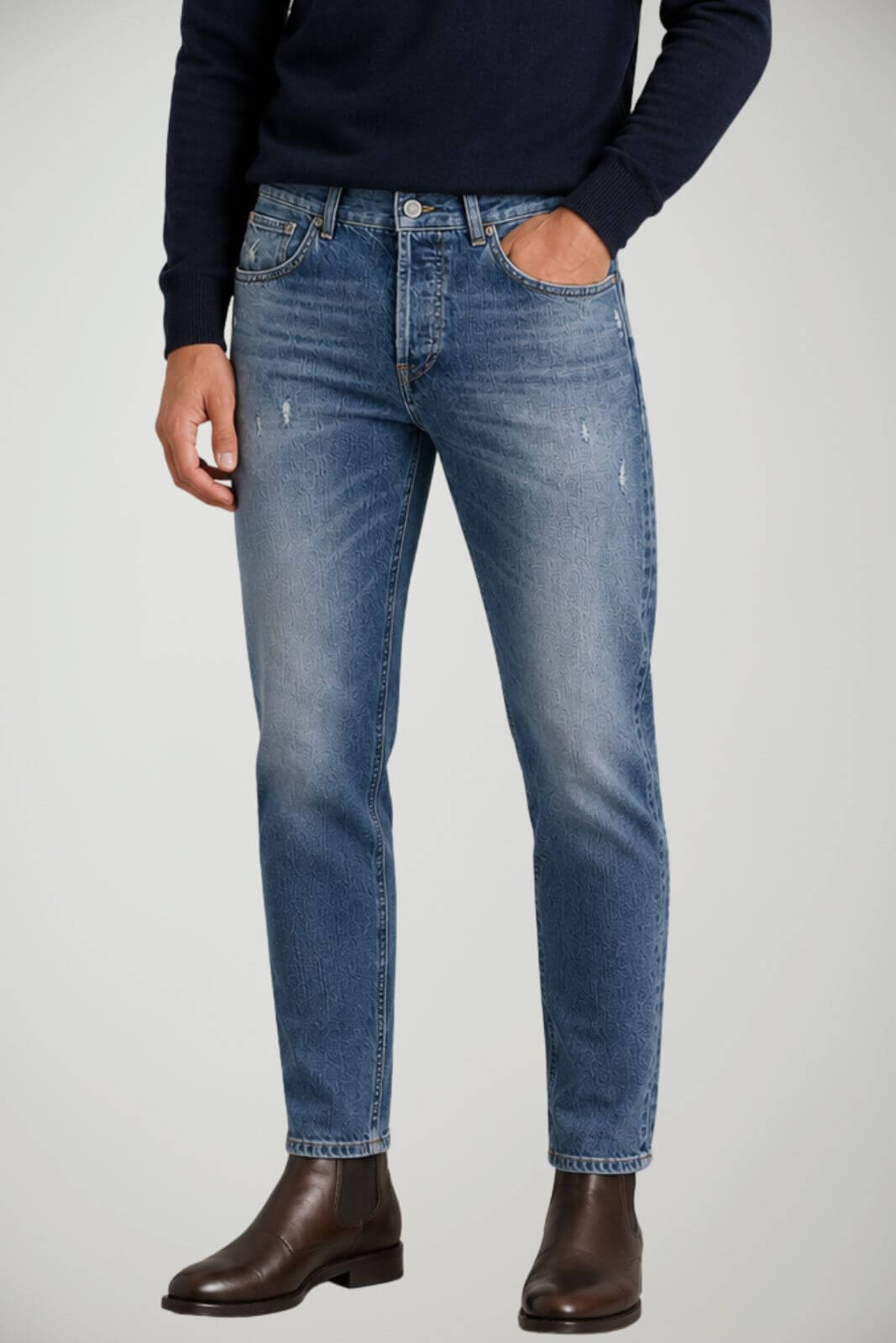 Dondup Jeans Uomo Dian Carrot Slim Fit